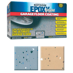Store bought epoxy flooring system DIY