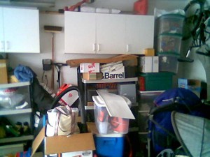Los Angeles Messiest Garage Contest Garage cabinets