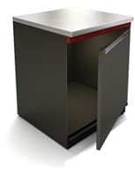 Goldberg Modular Fridge Storage Cabinet Housing