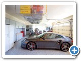 Overhead Storage, Cabinet Storage, and Epoxy Flooring