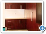 Mahogany Garage Storage Cabinets