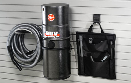 Garage Safety and Cleaning Accessories Slatwall Mounted Garage Vacuum