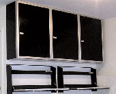 aluminum upper wall cabinet