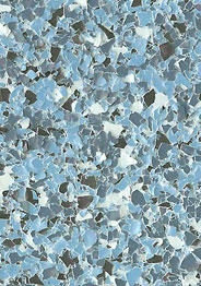 blue flooring
