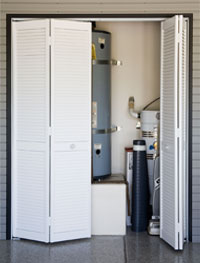 Water Heater Folding Doors