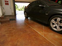 Stained Garage Floor Treatments