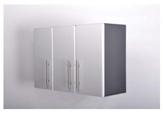 3-Door Partitioned Wall Cabinet