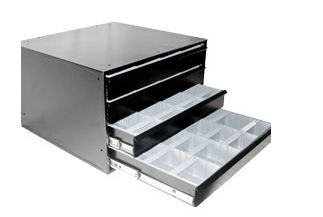 Deep Drawer system with Plastic Inserts