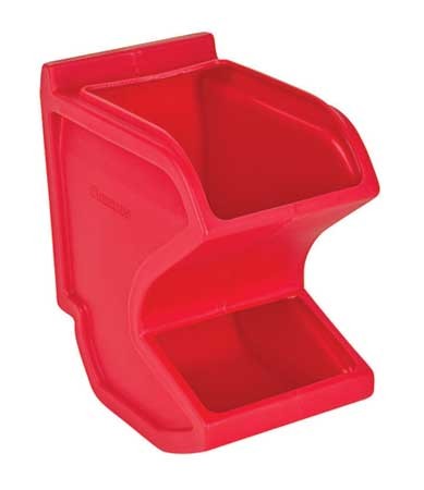 Easy Flow Gravity Hopper Bin - Red