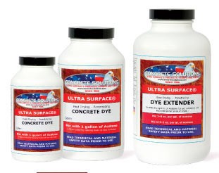 Concrete Dye with Dye Extender