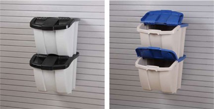 Large Recycling Center Bins