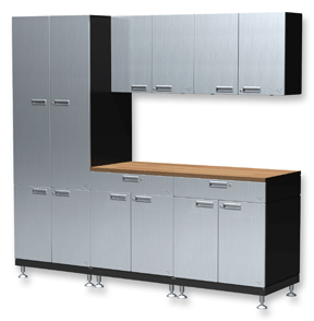 Stainless Steel Workbench Wall Cabinets