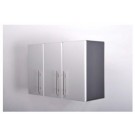 3-Door Partitioned Wall Cabinet