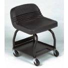 Large Padded Mechanics Seat with Storage Pan