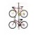 Floor to Ceiling Aluminium Bike Rack