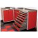 Drawer Unit #362432DU shown with 4" Toe Kick Riser™ & two Base Cabinets