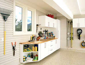 Workshop benches clearance and cabinets